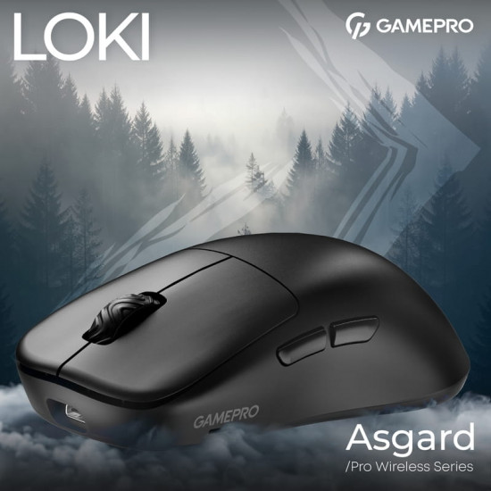 Миша бездротова Gamepro Asgard Loki Black (GM022B)