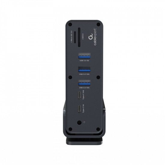 Док станція Cablexpert USB-C 15-в-1 (A-CF-COMBO15-01)