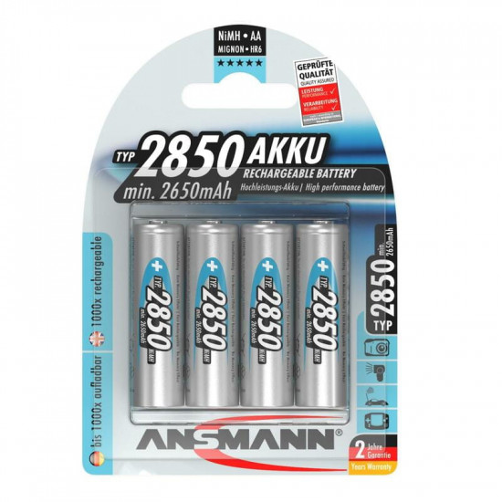 Акумулятори Ansmann AA/HR06 NI-MH 2850 mAh BL 4 шт