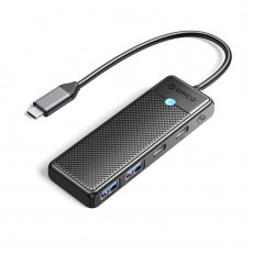 USB-хаб Orico PAPW2AC-C3-015-BK-EP USB Type-C 4-в-1  (CA914210)