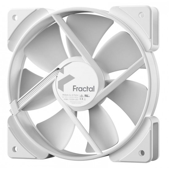 Вентилятор Fractal Design Prisma AL-12 PWM ARGB White (FD-FAN-PRI-AL12-PWM-WT)