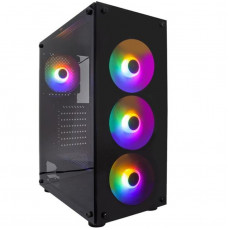 Корпус 1stPlayer V3-B-BK-4F1 Black без БЖ