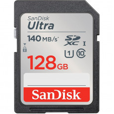 Карта пам`яті SDXC 128GB UHS-I Class 10 SanDisk Ultra R140MB/s (SDSDUNB-128G-GN6IN)