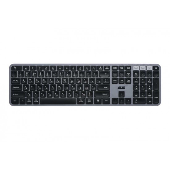 Комплект (клавіатура, миша) бездротовий 2E MK440 Grey/Black (2E-MK440WBGR_UA)