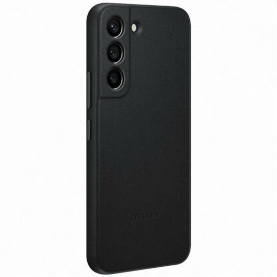 Чохол-накладка Samsung Leather Cover для Samsung Galaxy S22 SM-S901 Black (EF-VS901LBEGRU)