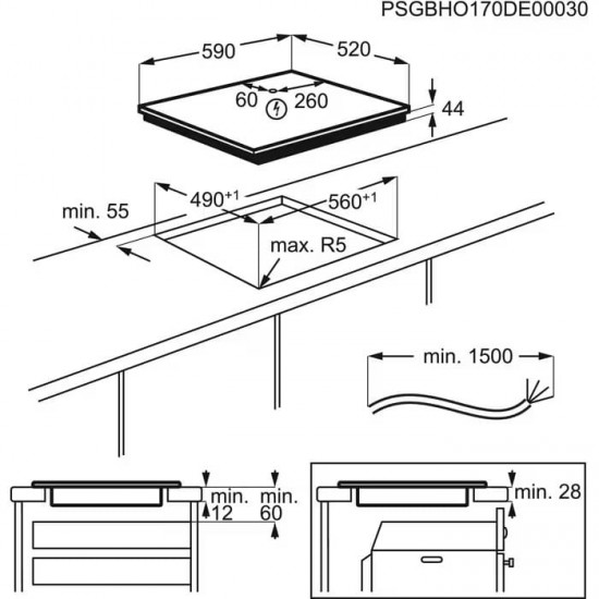 Варильна поверхня Electrolux LIV63431BK