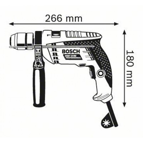 Електродриль Bosch GSB 13 RE (0601217100)