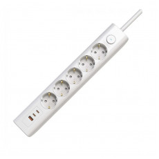 Подовжувач блоковий (PP) Electrum 5 розеток 3м із вимикачем та 2 Type-C + USB C-ES-1991