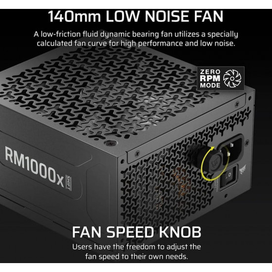 Блок живлення Corsair RM1000x Shift ATX 3.1 1000W (CP-9020300-EU)