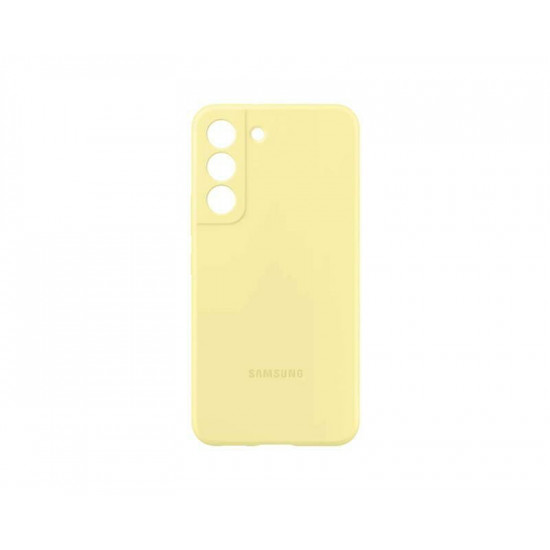 Чохол-накладка Samsung Silicone Cover для Samsung Galaxy S22 SM-S901 Butter Yellow (EF-PS901TYEGRU)