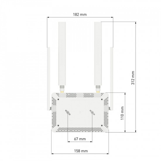 Бездротовий маршрутизатор KEENETIC Runner 4G (KN-2211)