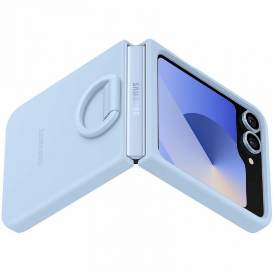 Чохол-накладка Samsung Silicone Cover with Ring для Samsung Galaxy Flip 6 (EF-PF741TLEGUA)