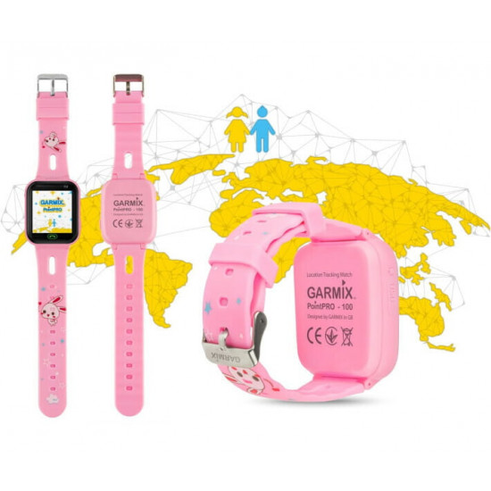 Дитячий смарт-годинник Garmix PointPRO-100 WiFi Pink