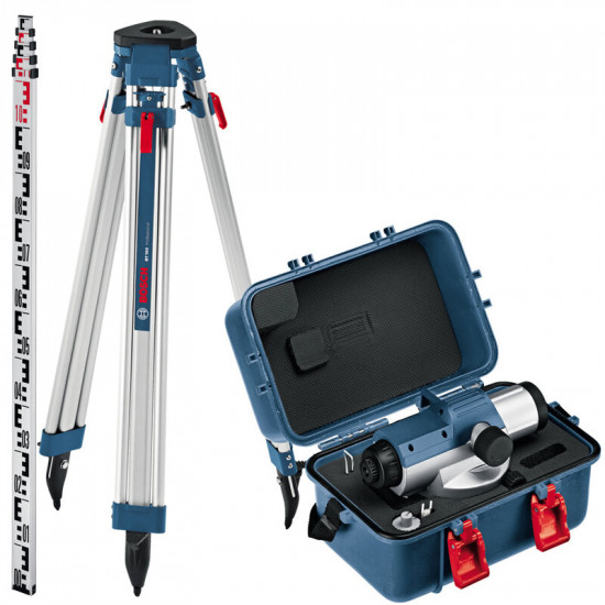 Нівелір оптичний Bosch Professional GOL 26 D + BT160 + GR500 (0.601.068.002)