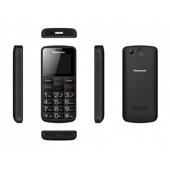 Мобiльний телефон Panasonic KX-TU110 Dual Sim Black (KX-TU110EXB)