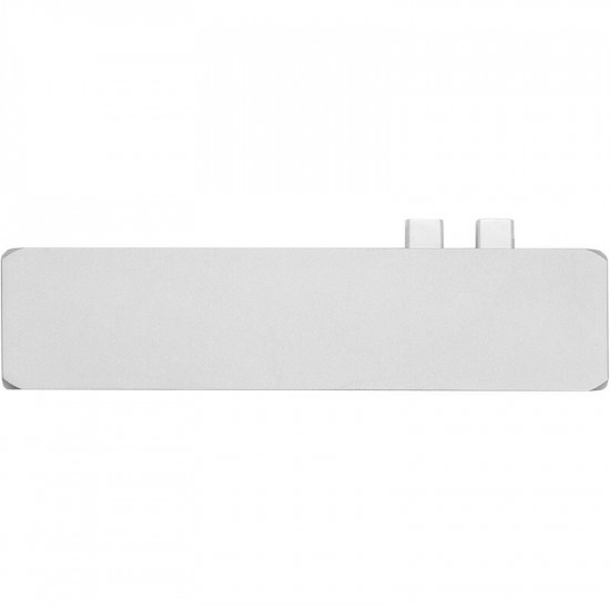 Концентратор USB-C PowerPlant CA911684 USB-C-2хUSB3.0, HDMI, SD, microSD, 2хUSB-C