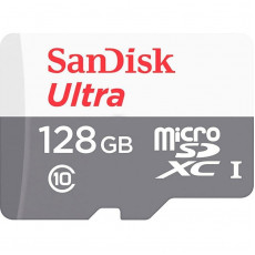 Карта пам`ятi MicroSDXC 128GB UHS-I U1 R100/W30MB/s SanDisk Ultra (SDSQUNR-128G-GN3MN)