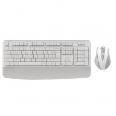 Комплект (клавіатура, миша) бездротовий A4Tech Fstyler FG2500S Plus White