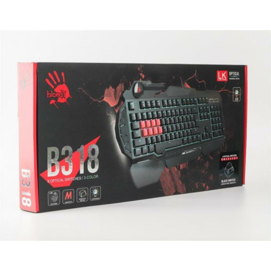 Клавіатура Bloody B318 LK Black USB