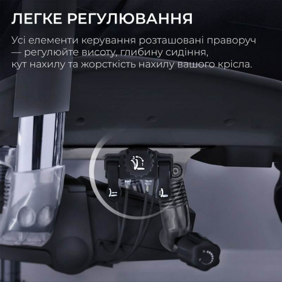 Крісло офісне Sihoo Doro S300 Mesh Light Grey (S300-M202)