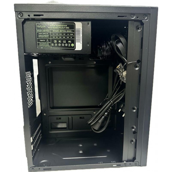 Корпус Delux MK 350 Black 400W 12Fan