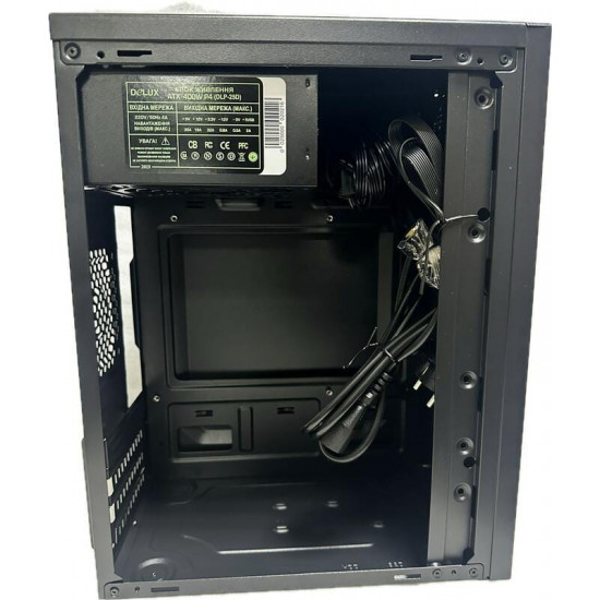 Корпус Delux MK 350 Black 400W 12Fan