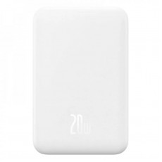 Універсальна мобільна батарея Baseus Magnetic Mini 5000mAh, 20W White (P10022107223-00)