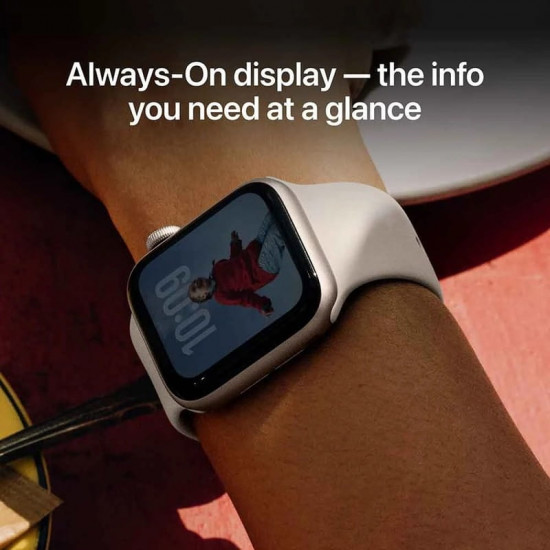 Смарт-годинник Apple Watch SE 3 GPS 40mm Starlight Aluminium Case with Starlight Sport Band - S/M (MEH34RK/A)