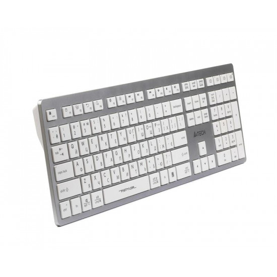 Клавіатура бездротова A4Tech Fstyler FBX50C White