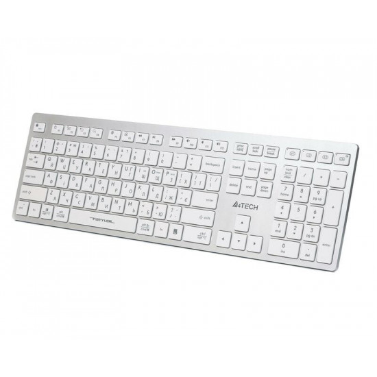 Клавіатура бездротова A4Tech Fstyler FBX50C White