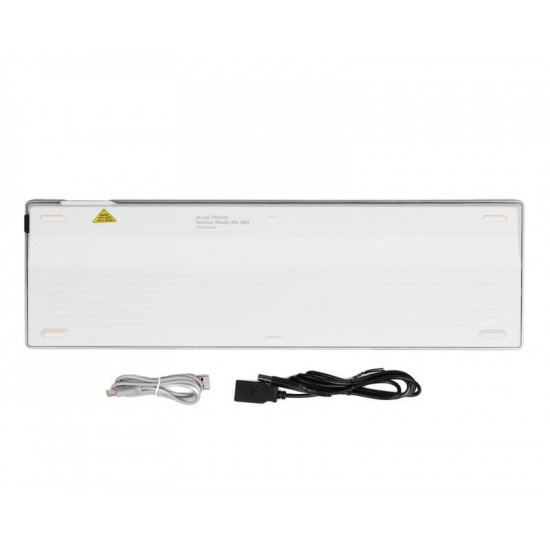 Клавіатура бездротова A4Tech Fstyler FBX50C White
