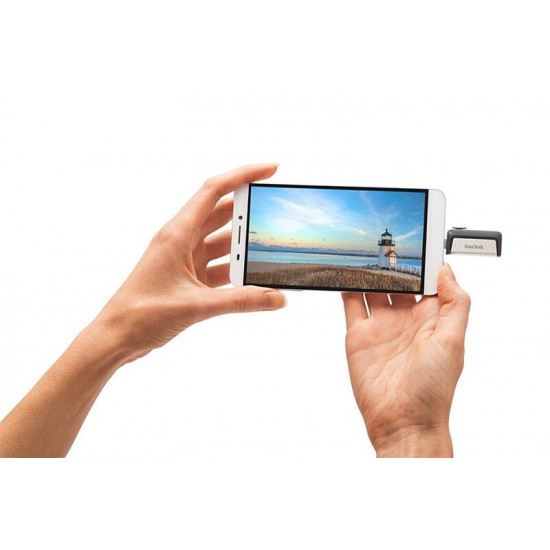 Флеш-накопичувач USB3.1 64GB Type-C SanDisk Ultra Dual Silver (SDDDC2-064G-G46)