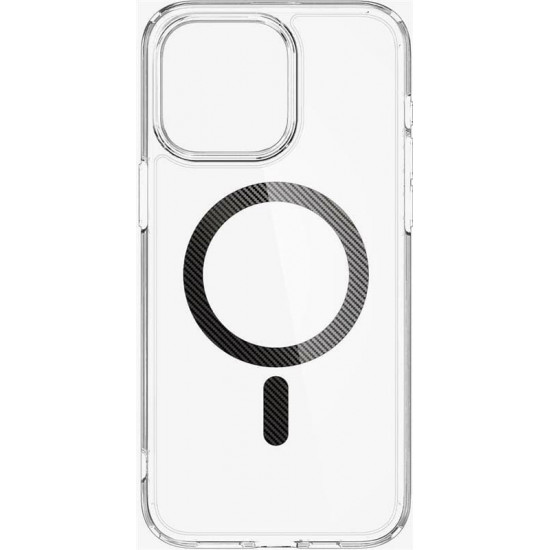 Чохол-накладка Spigen Ultra Hybrid MagFit для Apple iPhone 15 Pro Max Carbon Fiber (ACS06578)