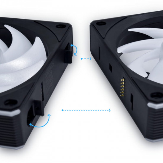 Вентилятор Lian Li Uni Fan CL Wireless 120-3 Reverse Blade Black (G99.12RCL1W3B.00)