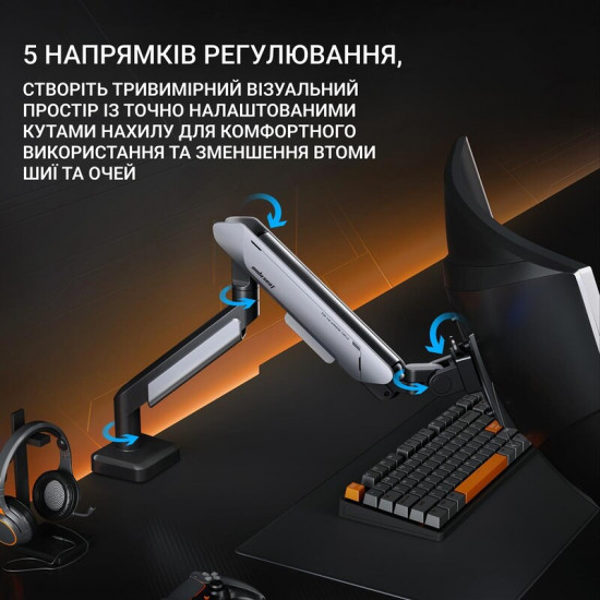 Кронштейн Anda Seat Stealth Pro II 17"-42" Orange (AD-W-A9-1S-BO) (VESA100х100)