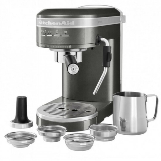 Кавоварка ріжкова KitchenAid Artisan 5KES6503EMS Silver Medallion