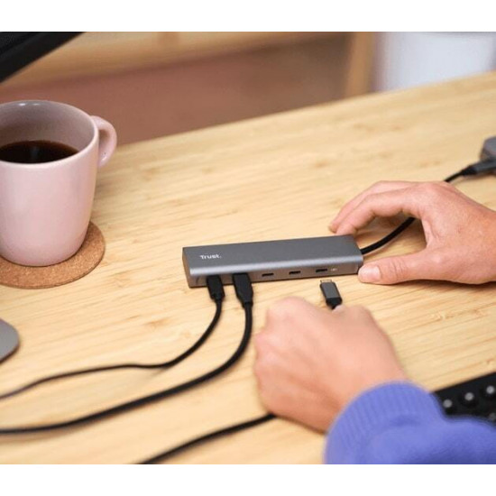 USB-хаб Trust Halyx USB Type-C 5-в-1 (25136)