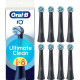 Насадка для зубної електрощітки Braun Oral-B iO RB CBF-8 Ultimate Clean Black (8 шт)