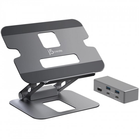Док-станція J5create USB-C 6-в-1 (JTS327-N)