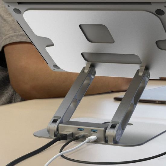 Док-станція J5create USB-C 6-в-1 (JTS327-N)