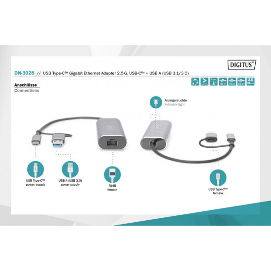 Мережевий адаптер Digitus DN-3028