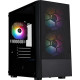 Корпус 1stPlayer X4-M-BK-2F1P-1F1 Black без БЖ