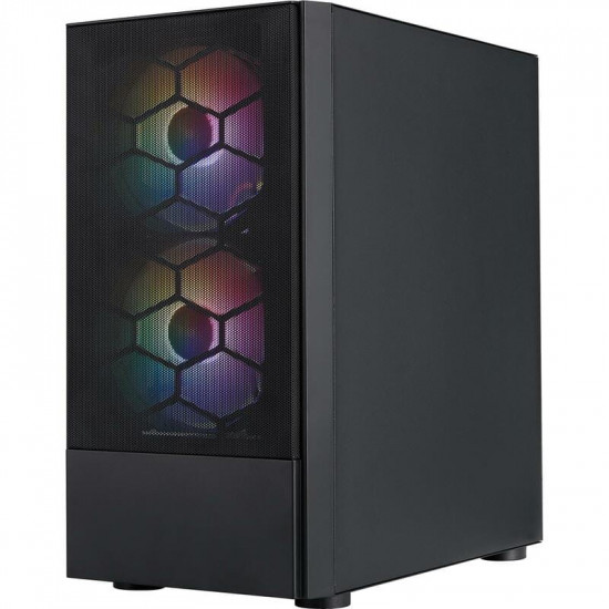Корпус 1stPlayer X4-M-BK-2F1P-1F1 Black без БЖ