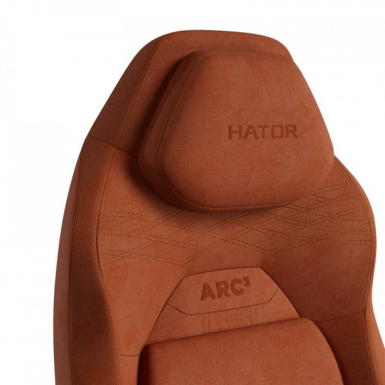 Крісло для геймерів Hator Arc 3 L Velour Orange (HTC3449L)