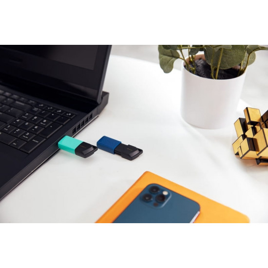 Флеш-накопичувач USB3.2 256GB Kingston DataTraveler Exodia M Black/Teal (DTXM/256GB)