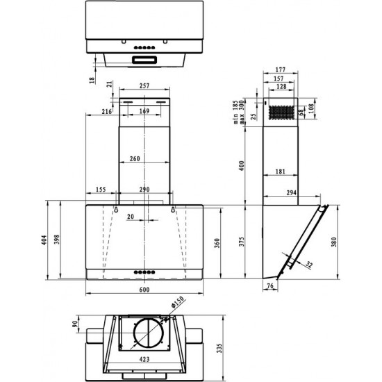 Витяжка Gorenje WHI629EB
