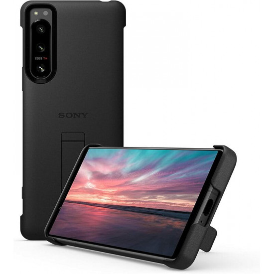 Чохол-накладка Sony Style Cover with Stand для Sony Xperia 5 IV Black (XQZ-CBCQ/BGENG)