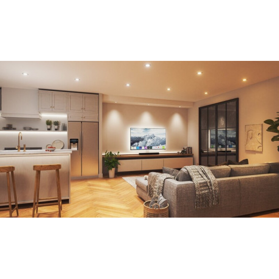 Світильник стельовий Nanoleaf Essentials Matter Smart Recessed Downlight, 6 Вт, 550 Lm, Apple HomeKit (NF080D02-1W3)