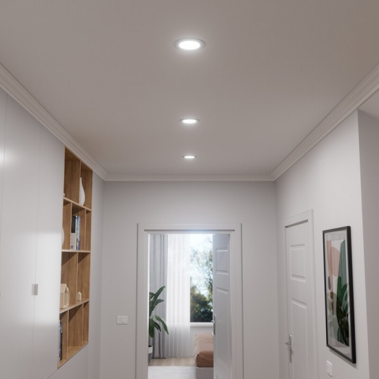 Світильник стельовий Nanoleaf Essentials Matter Smart Recessed Downlight, 6 Вт, 550 Lm, Apple HomeKit (NF080D02-1W3)