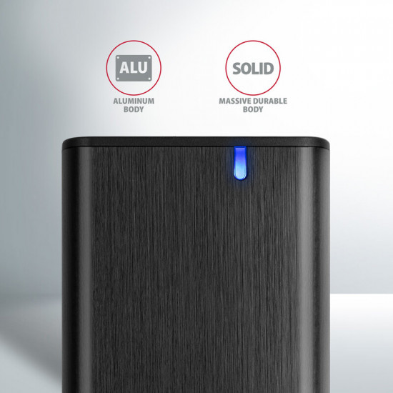Зовнішня кишеня Axagon NVMe M.2 2242/2260/2280 USB Type-C 3.2 Black (EEM2-SB2)